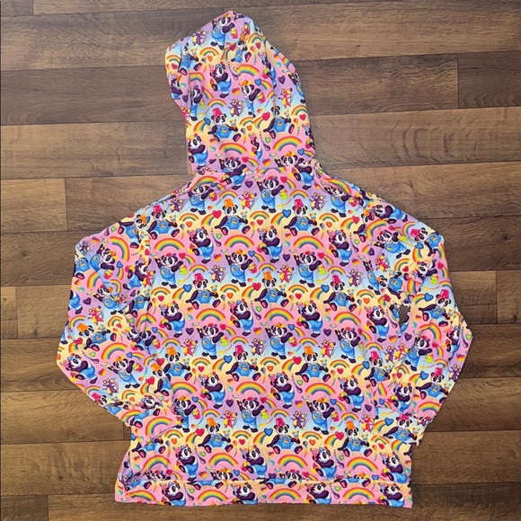 Posh Peanut x Lisa Frank Women’s Size 2XL Hoodie NWT Panda Painter Collaboration - Picture 2 of 16